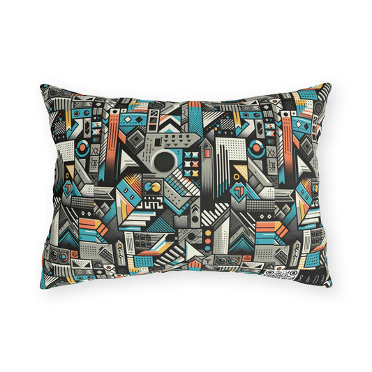 Digital Street Art Urban Street Style Outdoor Pillow - 8404 Design-81