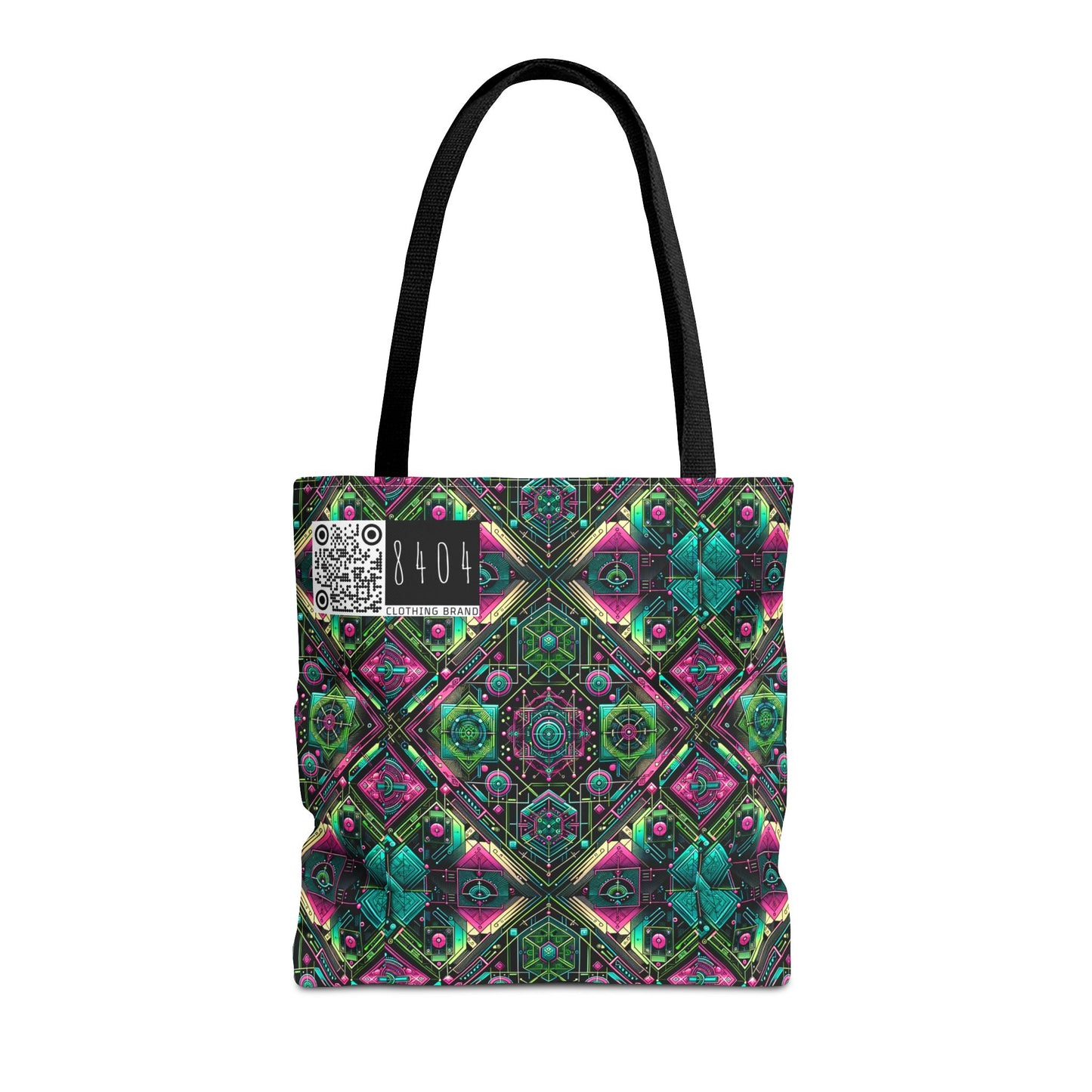 Tech-Infused Graphics Tech-Forward Streetwear Tote Bag - 8404 Design-45