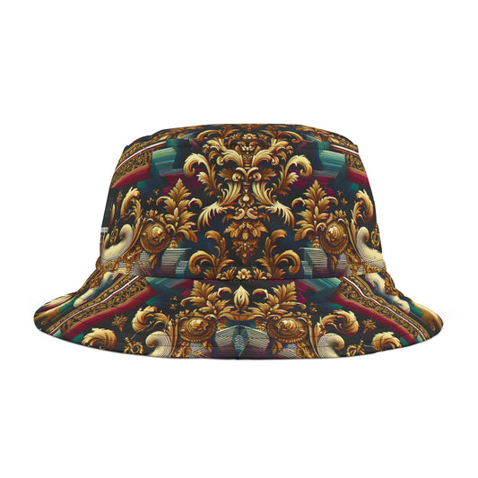 Digital Renaissance Modern Baroque Fusion Bucket Hat - 8404 Design-60