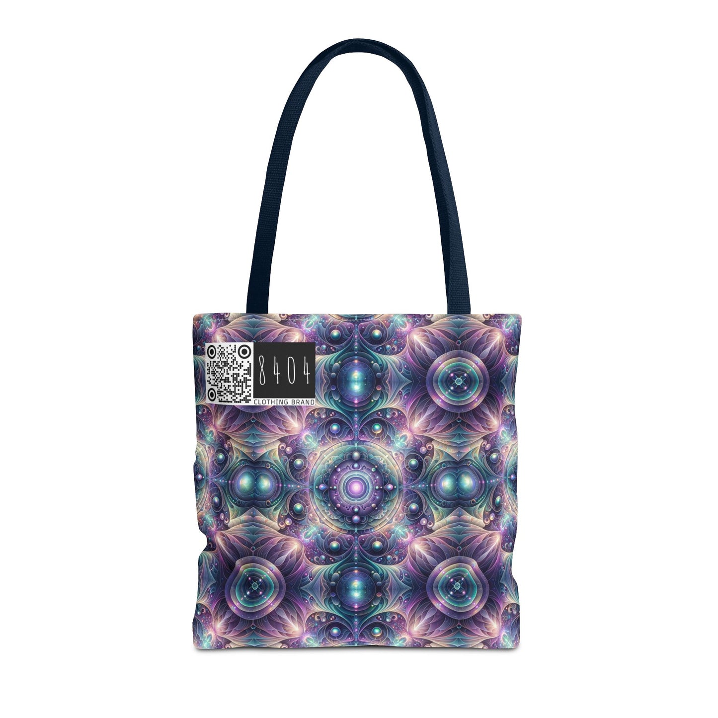 Iridescent Tech Fusion Tech-Forward Streetwear Tote Bag - 8404 Design-61