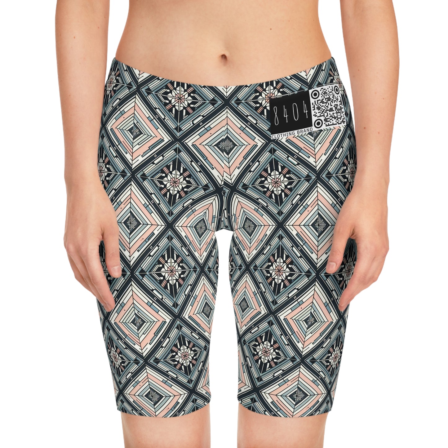 Tech Minimalism Minimalist Tech Women's Bike Shorts - 8404 Design-60