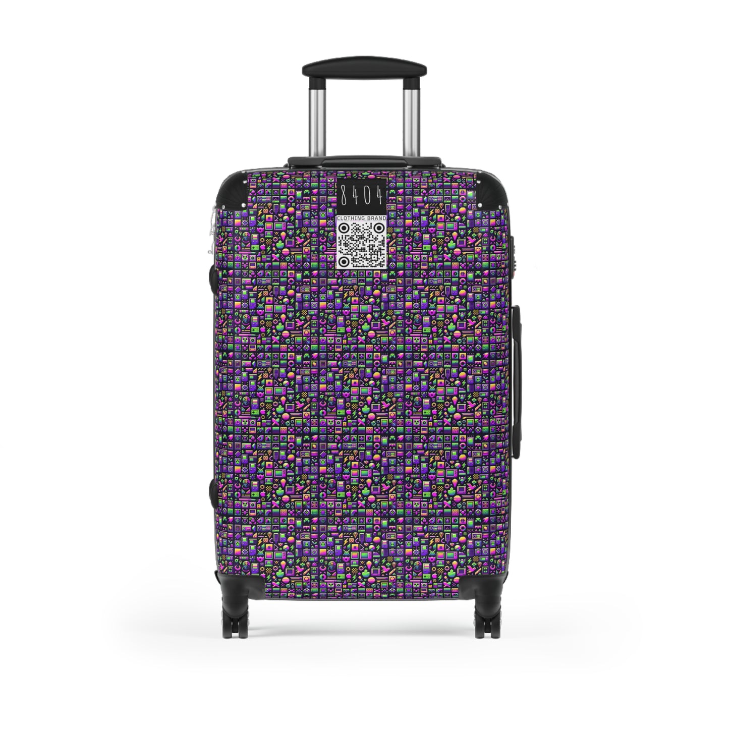 Digital Nostalgia Remix Modern Vintage Fusion Suitcase - 8404 Design-49