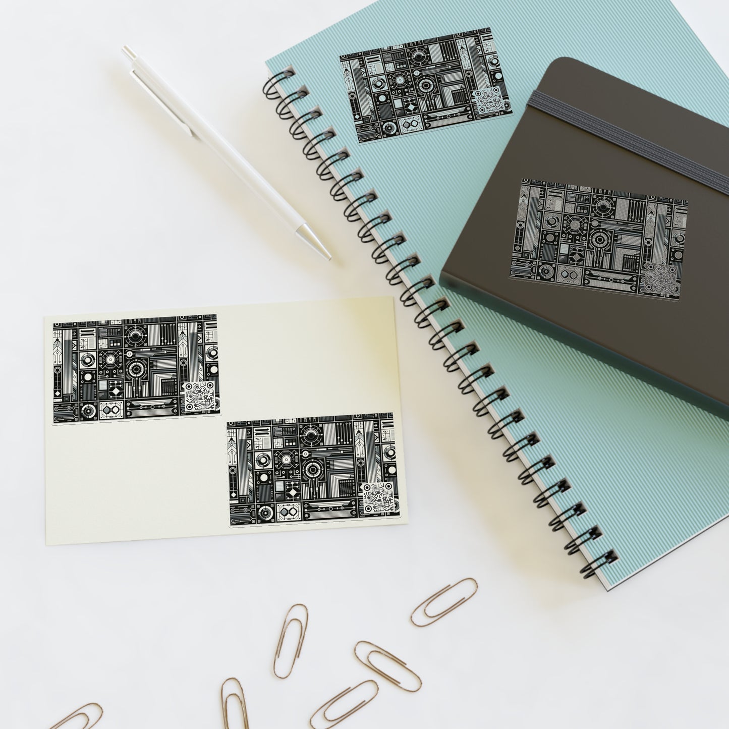 Digital Minimalism Minimalist Tech Sticker Sheets - 8404 Design-62