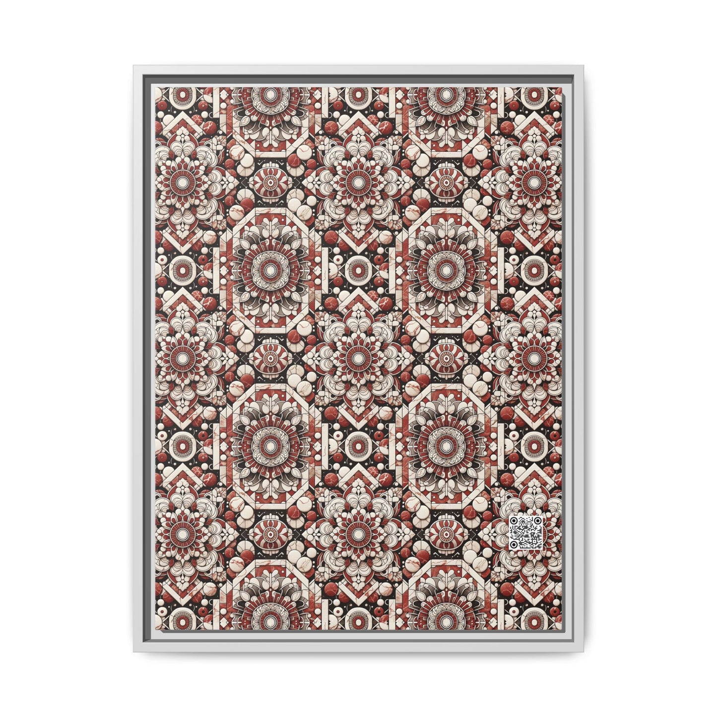 Neo Jomon Sculptural Aesthetics Artisanal Streetwear Matte Canvas, Framed (multi-Color) - 8404 Design-55 A