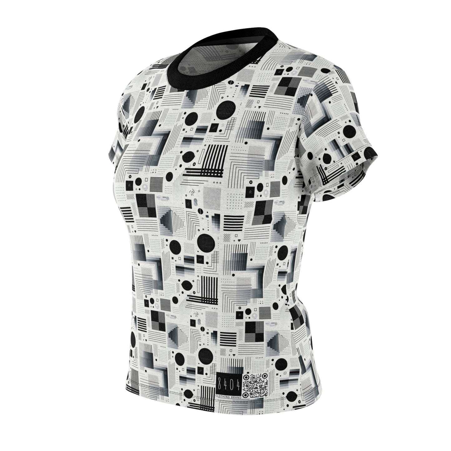 Digital Minimalism Minimalist Tech Women's Cut & Sew Tee - 8404 Design-60
