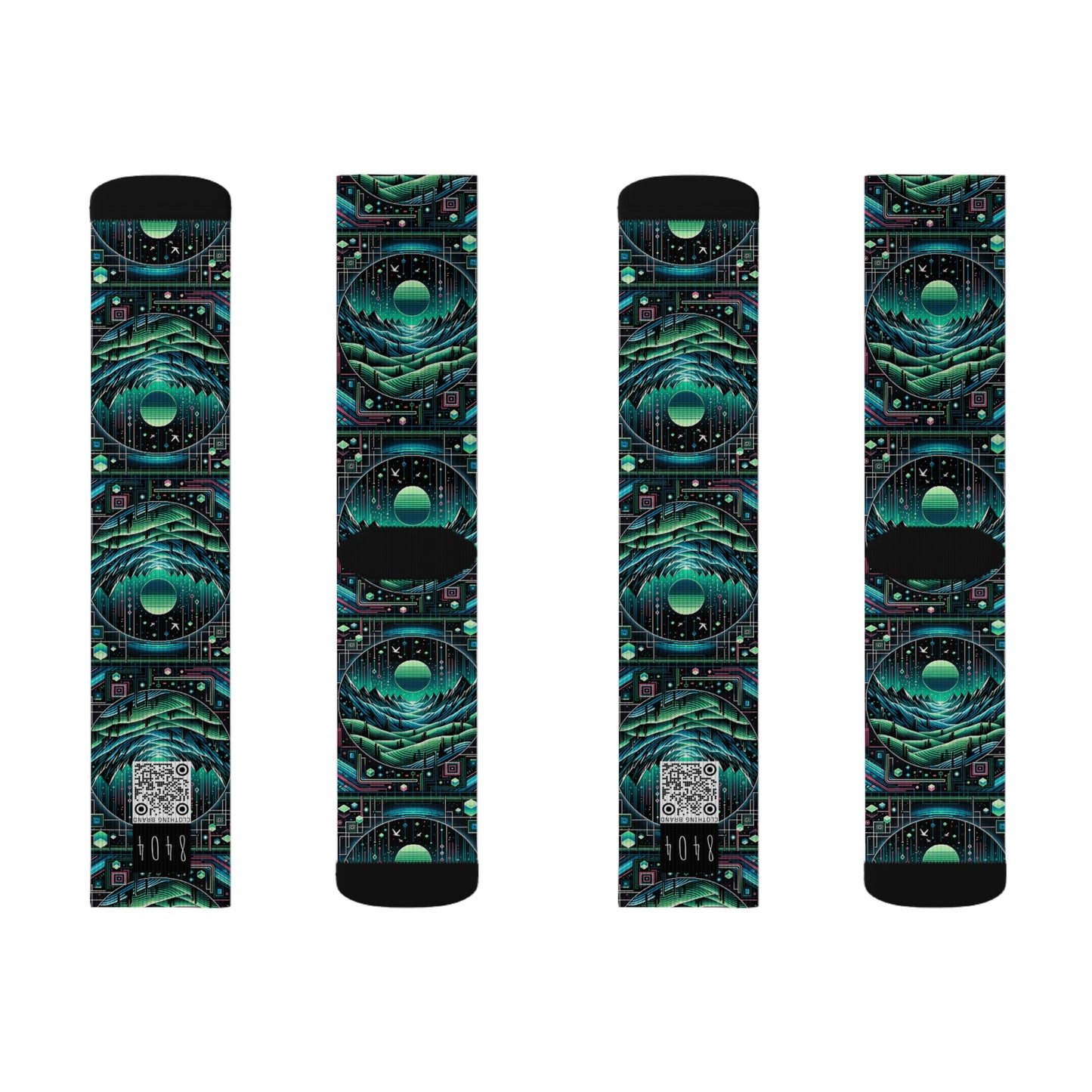 Digital Adventure Graphics Digital Explorer Sublimation Socks - 8404 Design-59