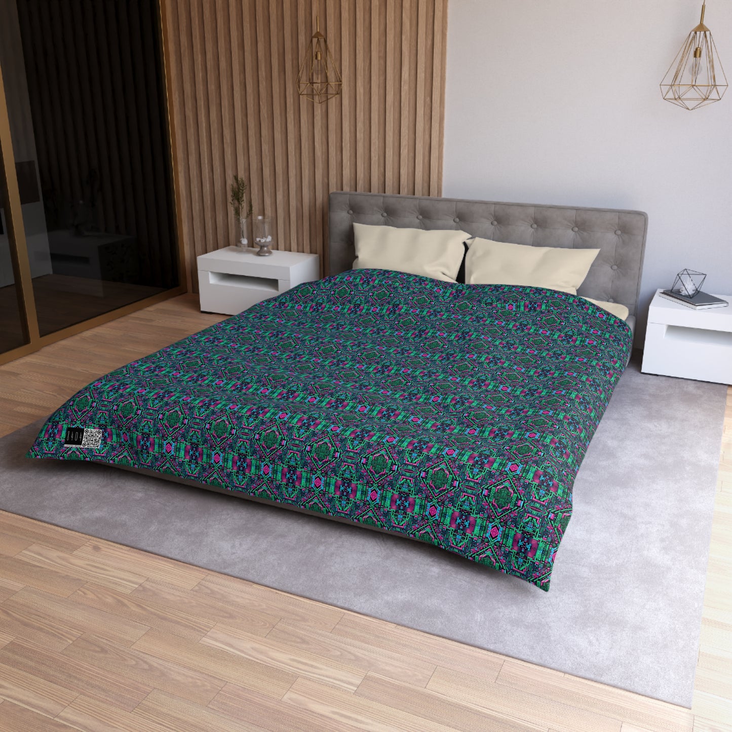 Digital Glitch Vibes Tech-Inspired Streetwear Microfiber Duvet Cover - 8404 Design-71