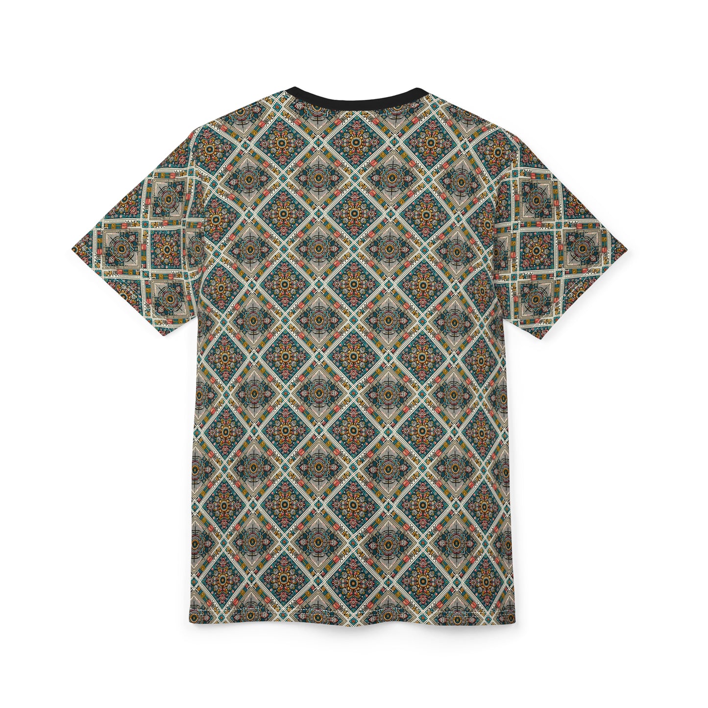 Cultural Fusion Tech Blend of Cultural Heritage With Tech-Inspired Elements Unisex Cut & Sew Tee - 8404 Design-64