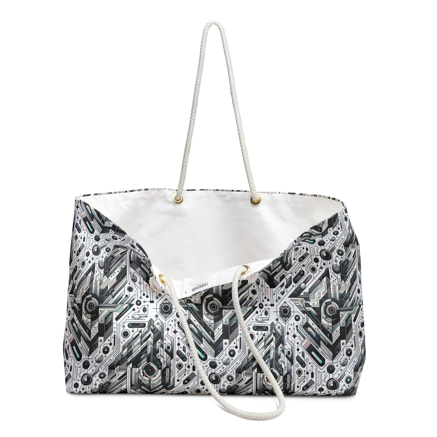 Tech-Infused Streetwear Tech-Forward Minimalism Weekender Bag - 8404 Design-51
