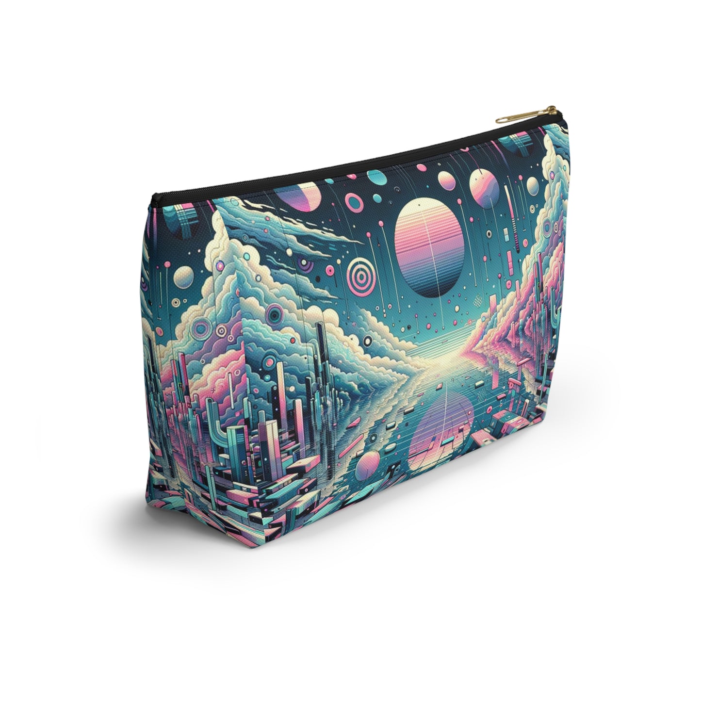 Digital Dreamscapes Digitally-Inspired Streetwear With a Dreamy, Surreal Twist Accessory Pouch W T-Bottom - 8404 Design-61