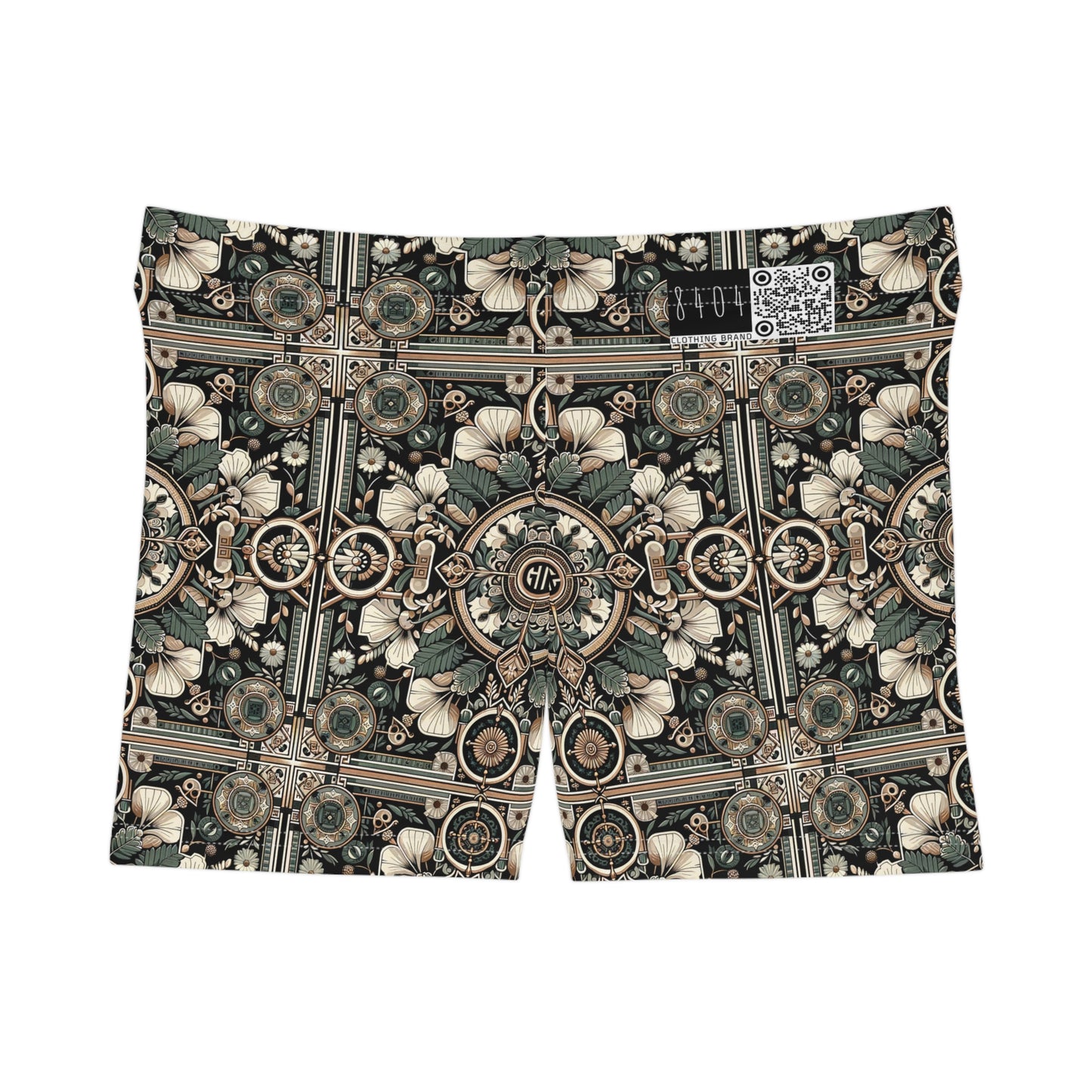 Cyber Garden Party Tech Garden Extravaganza Women's Shorts - 8404 Design-66
