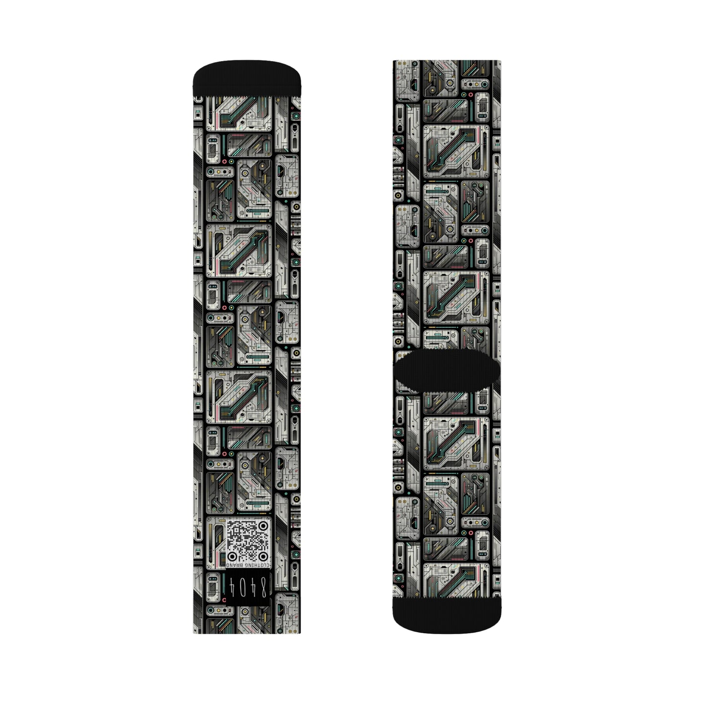 Tech Utility Gear Tech-Forward Minimalism Sublimation Socks - 8404 Design-45