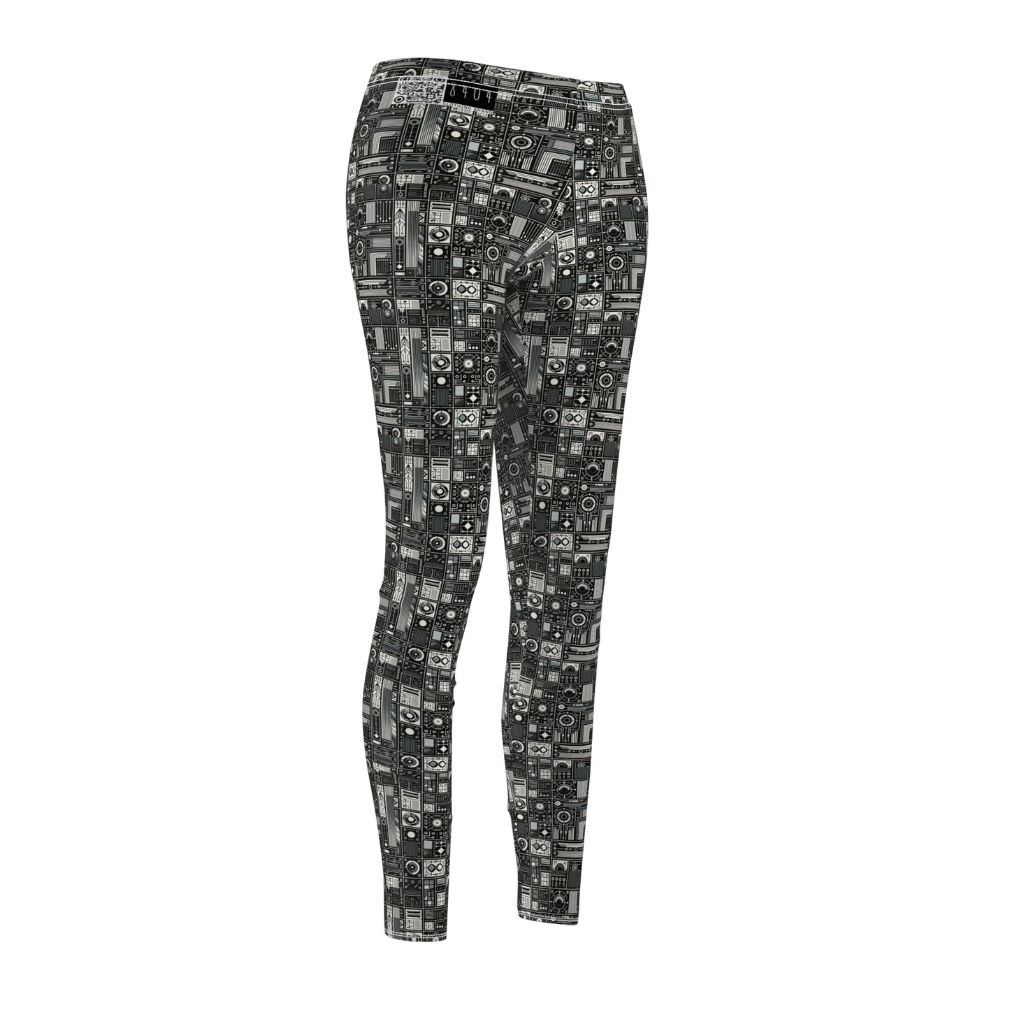 Digital Minimalism Minimalist Tech Women's Cut & Sew Casual Leggings - 8404 Design-62