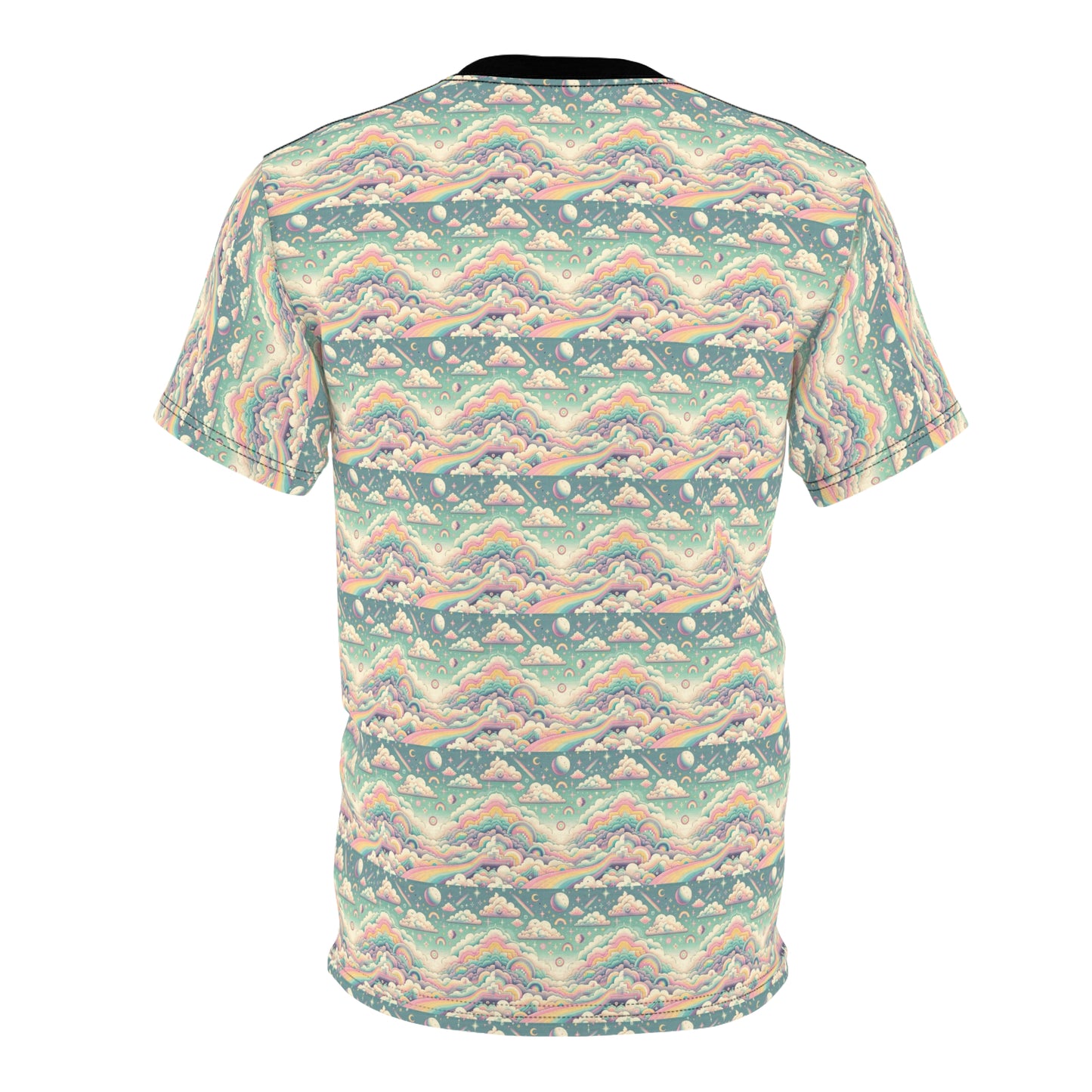 Digital Dreamland Whimsical and Nostalgic Streetwear With a Digital Twist Unisex Cut & Sew Tee - 8404 Design-65