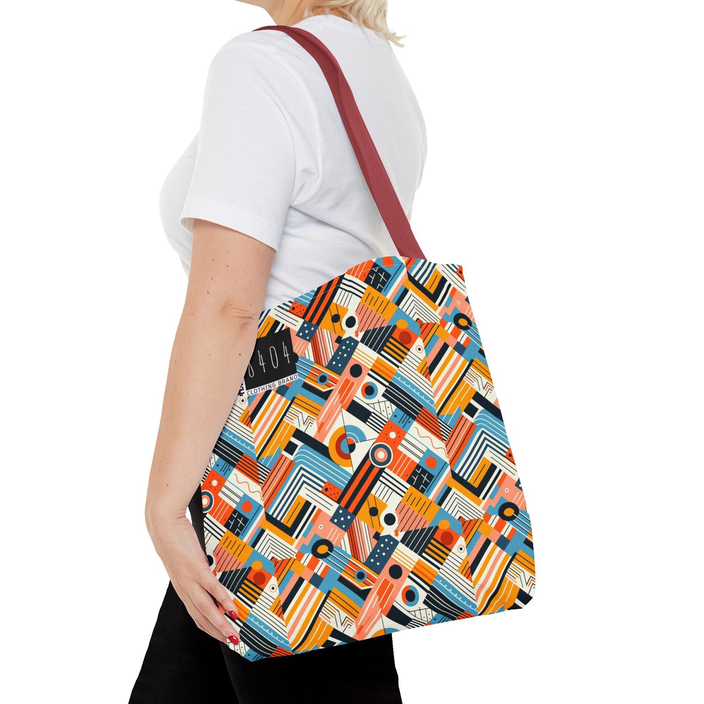Abstract Graphic Art Modern Artistic Expression Tote Bag - 8404 Design-54
