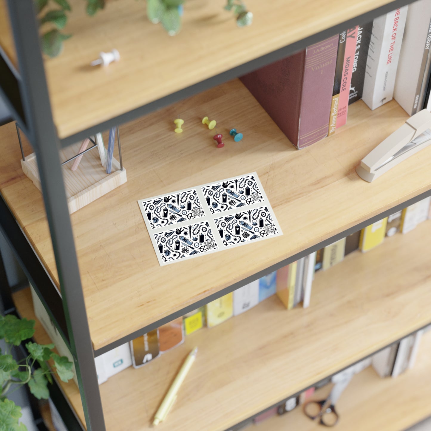 Cultural Rebellion Graphics Edgy and Rebellious With a Hint of Nostalgia Sticker Sheets - 8404 Design-57