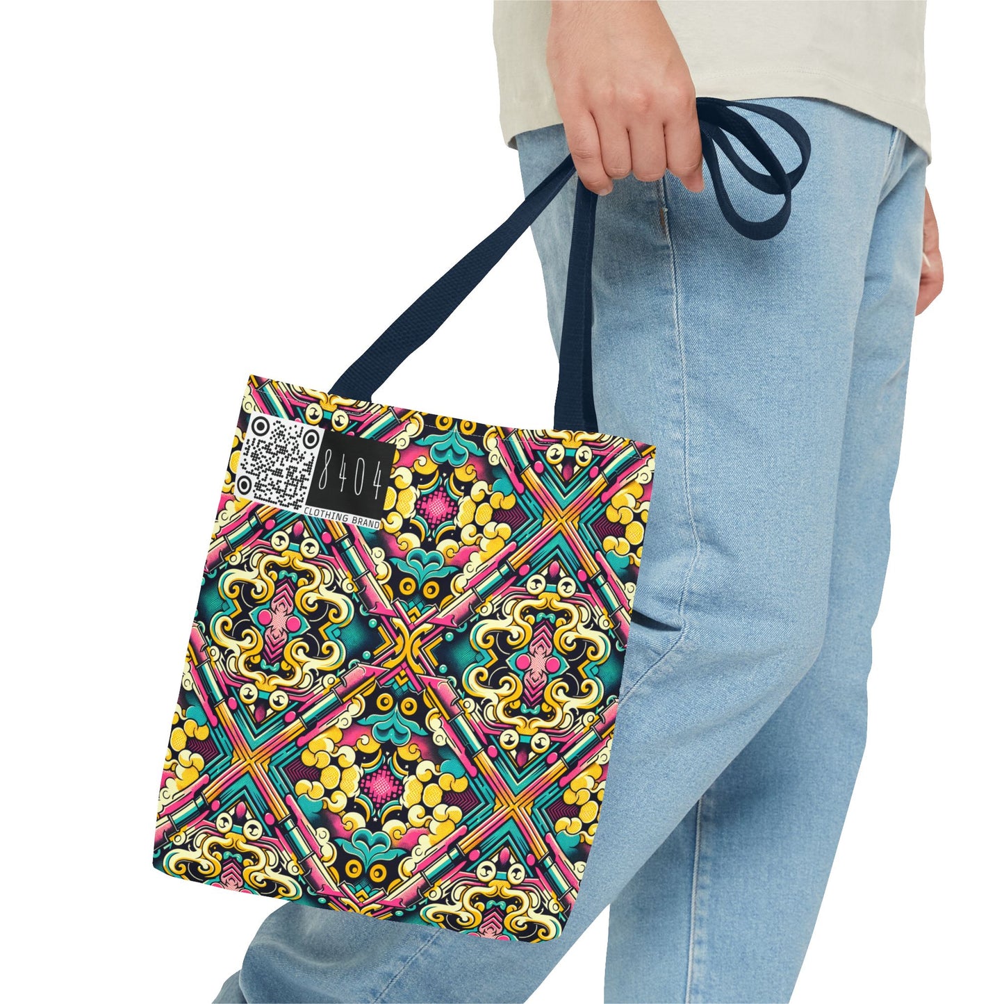 Neon Pop Art Revival Pop Culture Retro Tote Bag - 8404 Design-59