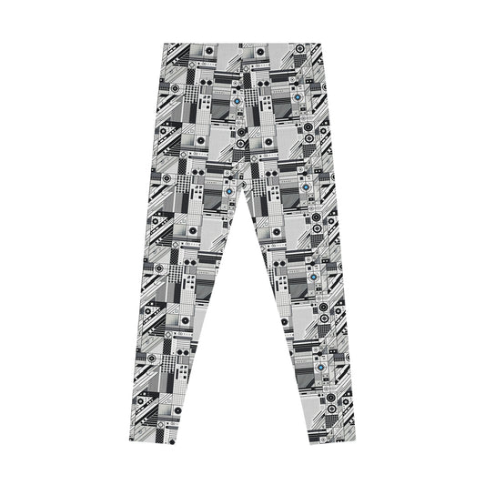 Digital Minimalism Minimalist Tech Stretch Leggings - 8404 Design-52