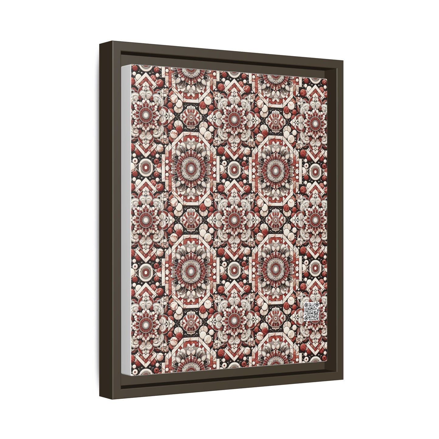 Neo Jomon Sculptural Aesthetics Artisanal Streetwear Matte Canvas, Framed (multi-Color) - 8404 Design-55 A