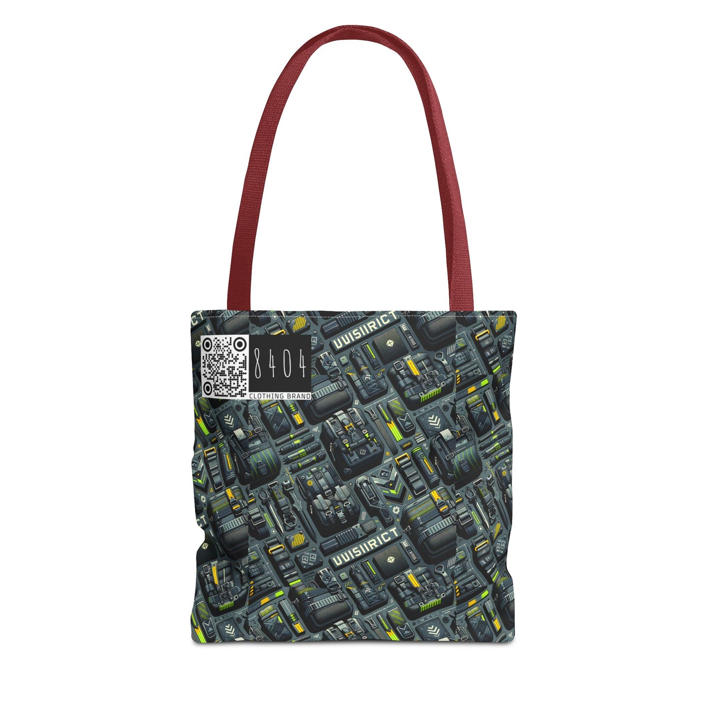 Tech Utility Streetwear Futuristic Tech-Forward Tote Bag - 8404 Design-47
