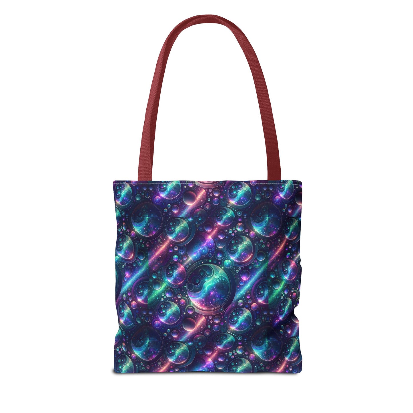 Iridescent Tech Fusion Tech-Forward Streetwear Tote Bag - 8404 Design-51