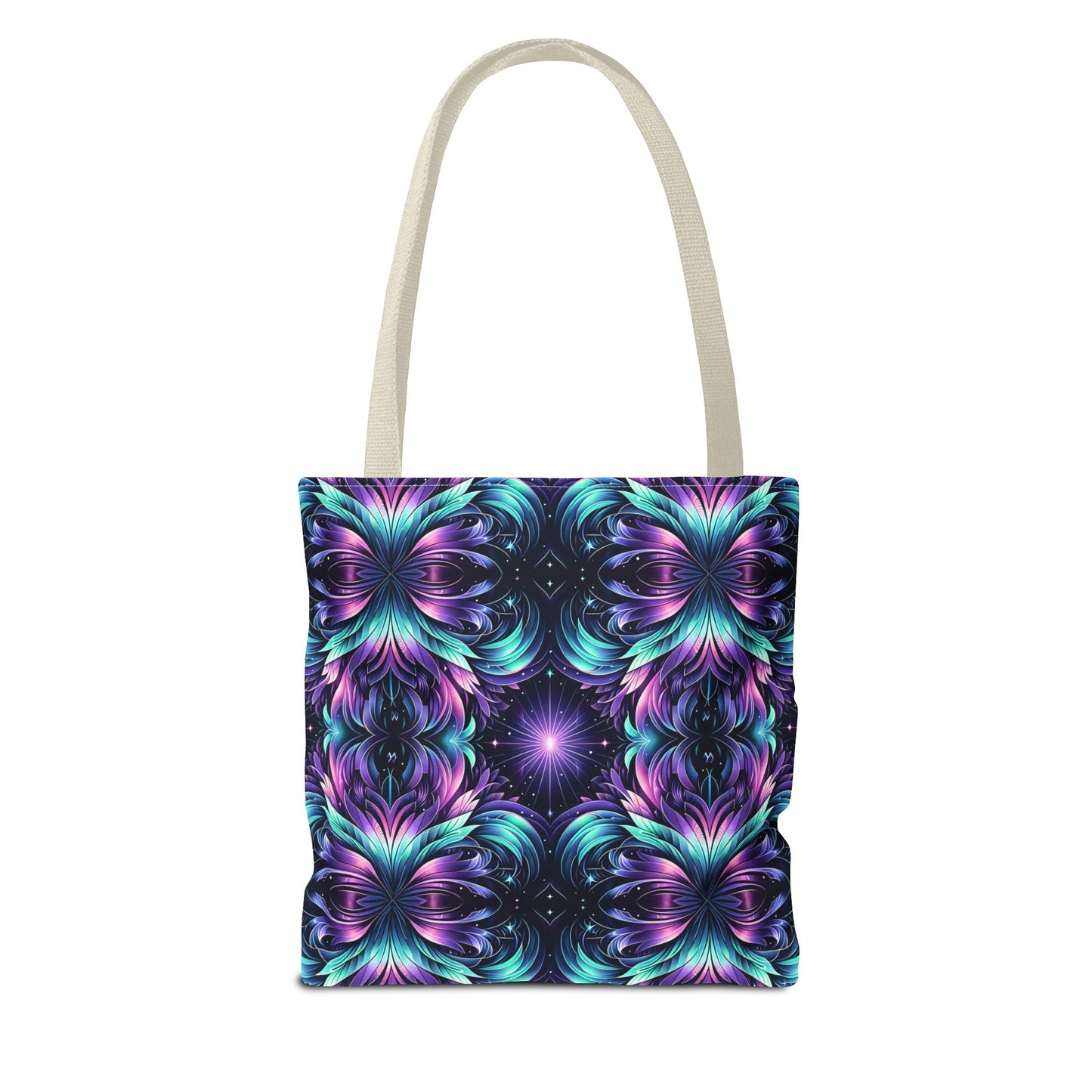 Iridescent Dream Futuristic Tech Tote Bag - 8404 Design-60
