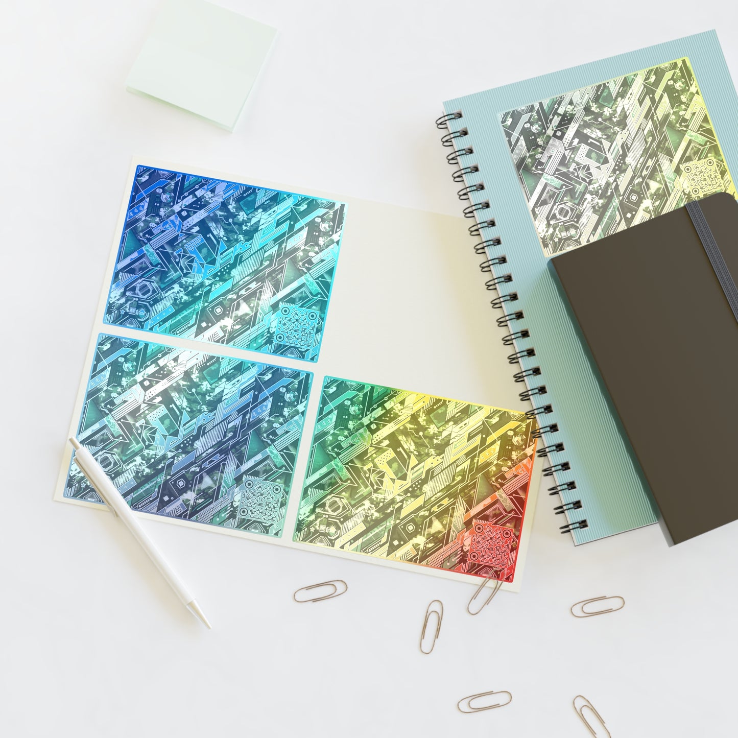 Tech Camo Fusion Tech-Forward Streetwear With a Futuristic Edge Sticker Sheets - 8404 Design-63