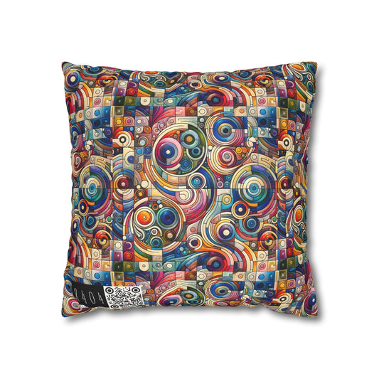 Digital Artistic Expression Artistic Streetwear Faux Suede Square Pillowcase - 8404 Design-49