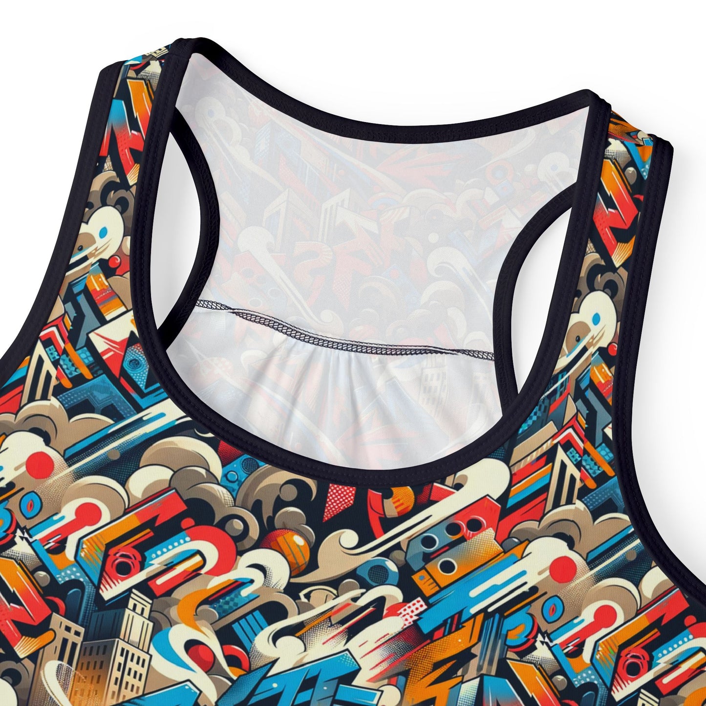 Neo-Traditional Street Art Modern Street Art Fusion Women's Tank Top - 8404 Design-44