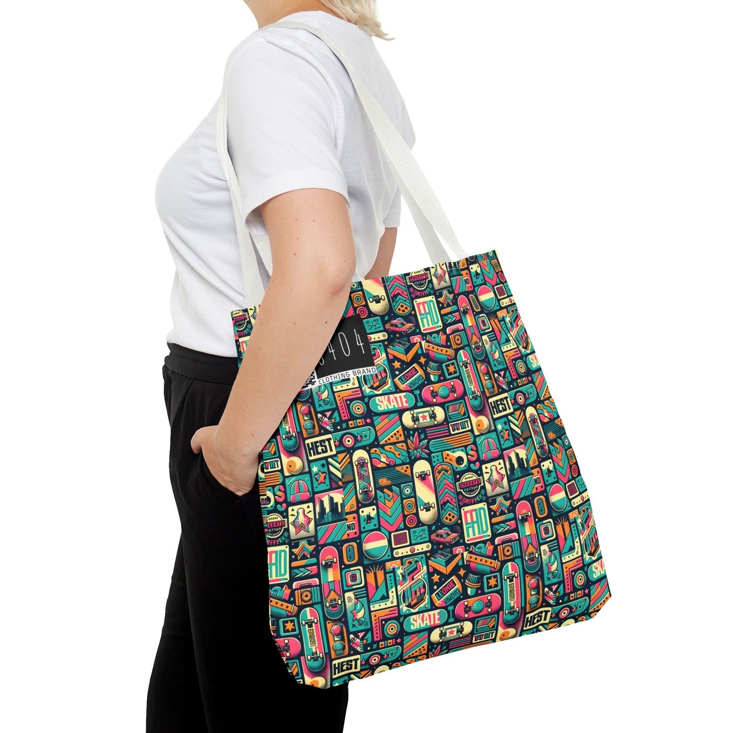 Skate Culture Revival Urban Retro Cool Tote Bag - 8404 Design-61