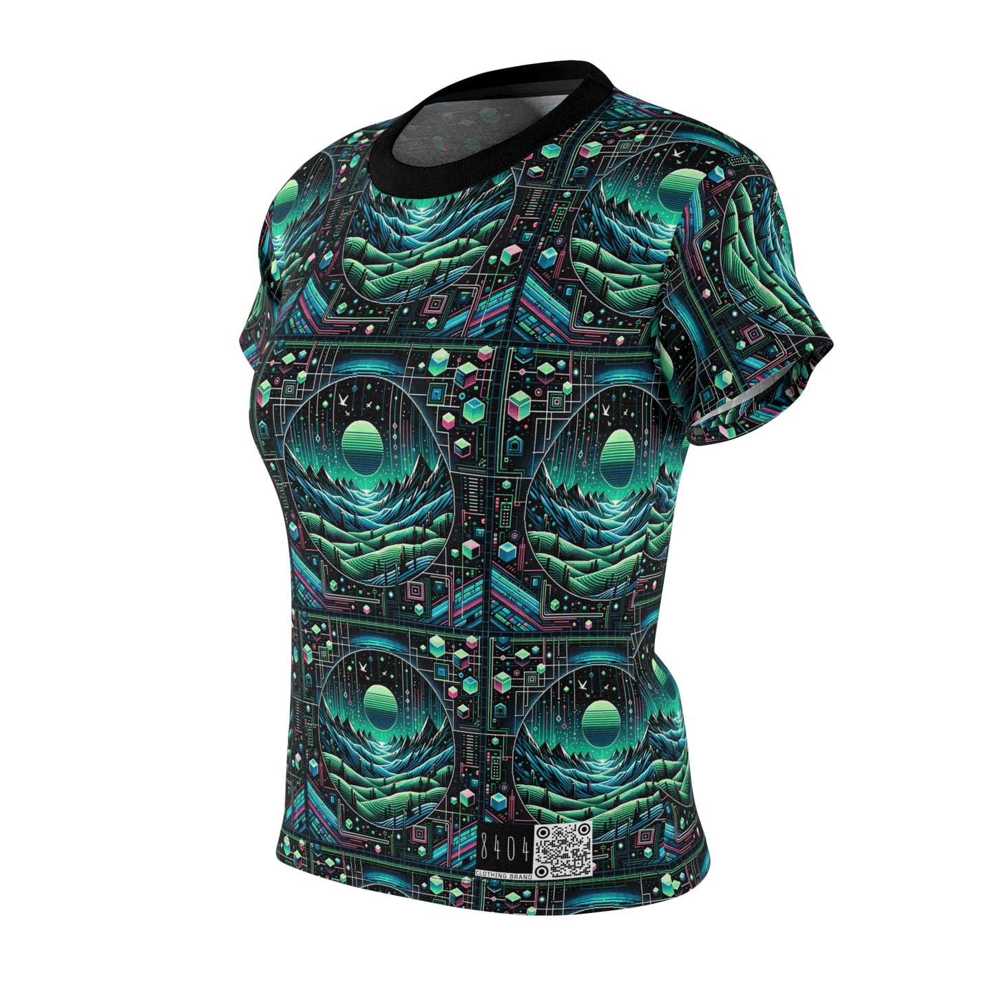 Digital Adventure Graphics Digital Explorer Women's Cut & Sew Tee - 8404 Design-59
