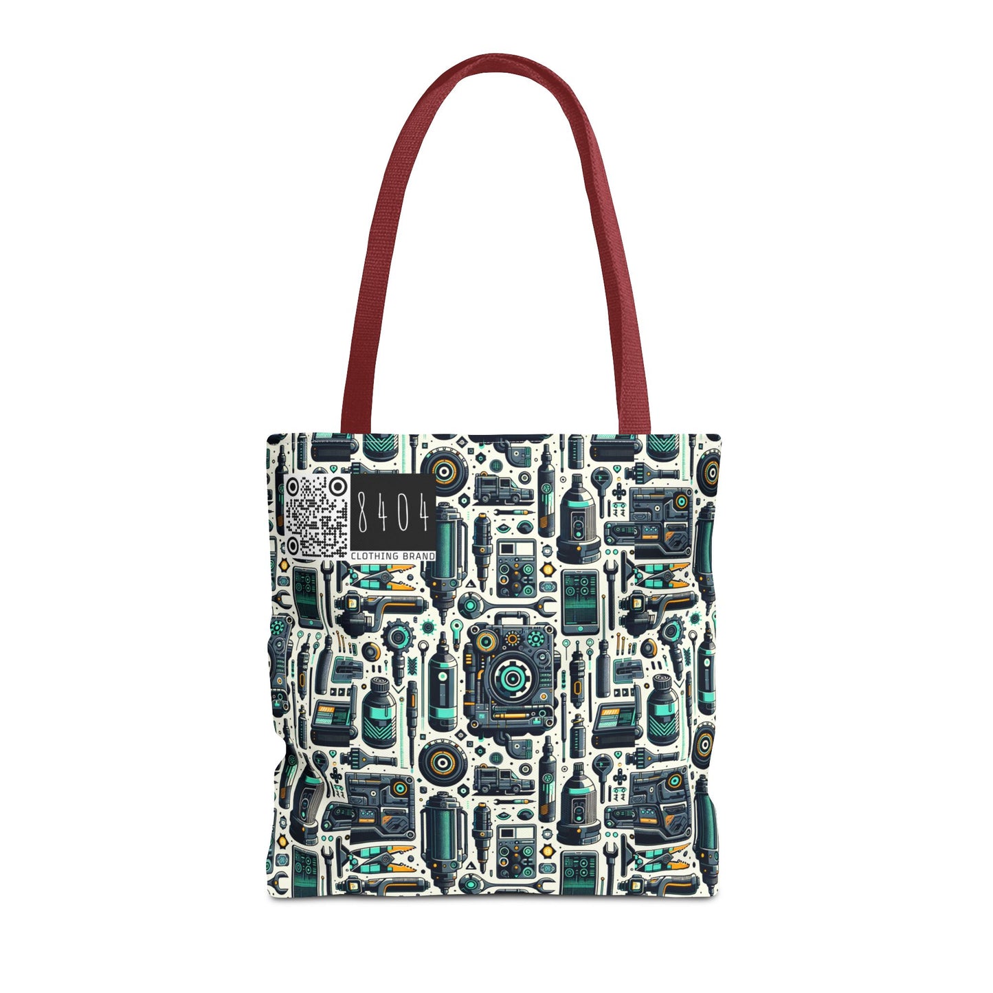 Tech Utility Fusion Modern Tech Streetwear Tote Bag - 8404 Design-53