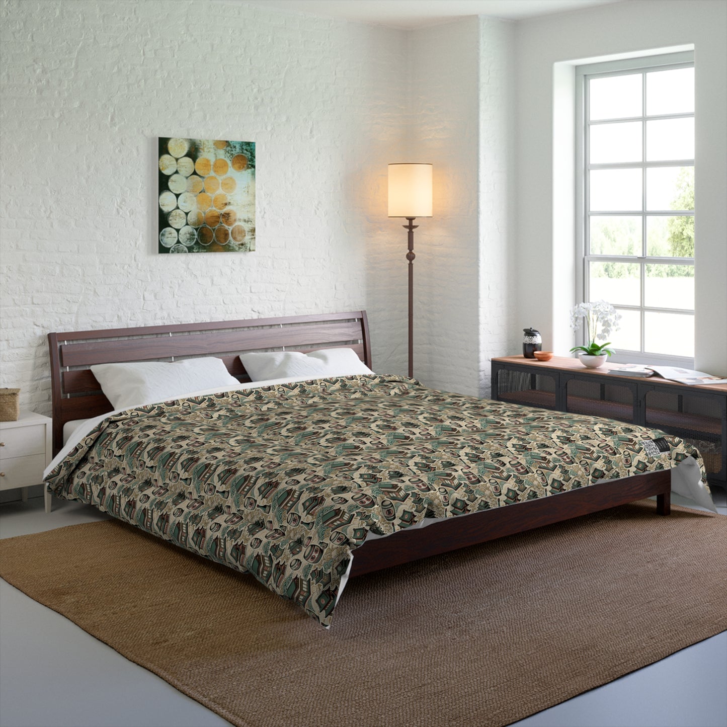 Cultural Artisanal Fusion Contemporary Cultural Elegance Comforter - 8404 Design-68