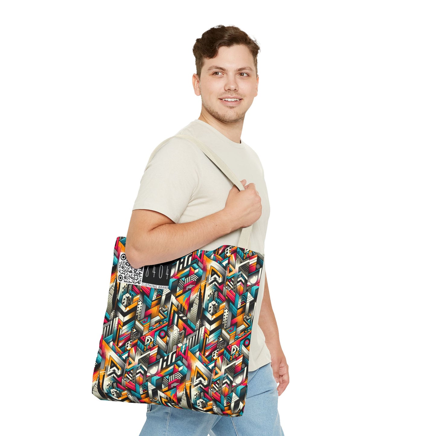 Graffiti Revival Urban Street Art Tote Bag - 8404 Design-62