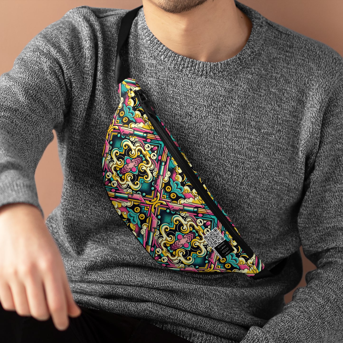 Neon Pop Art Revival Pop Culture Retro Fanny Pack - 8404 Design-59