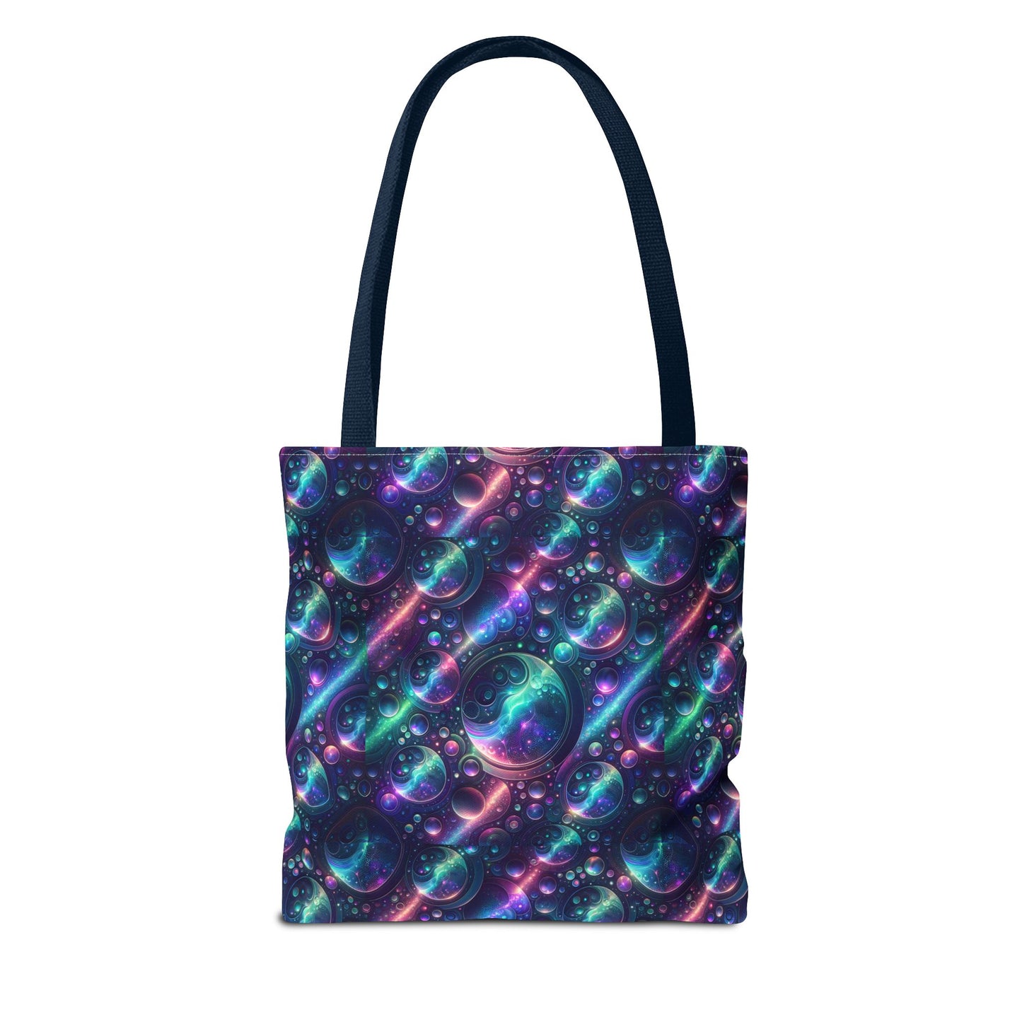 Iridescent Tech Fusion Tech-Forward Streetwear Tote Bag - 8404 Design-51