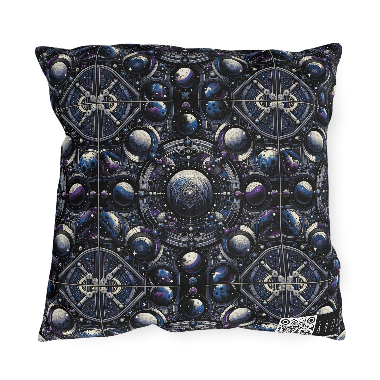 Tech Astronaut Tech-Forward Streetwear Meets Space Exploration Outdoor Pillow - 8404 Design-46