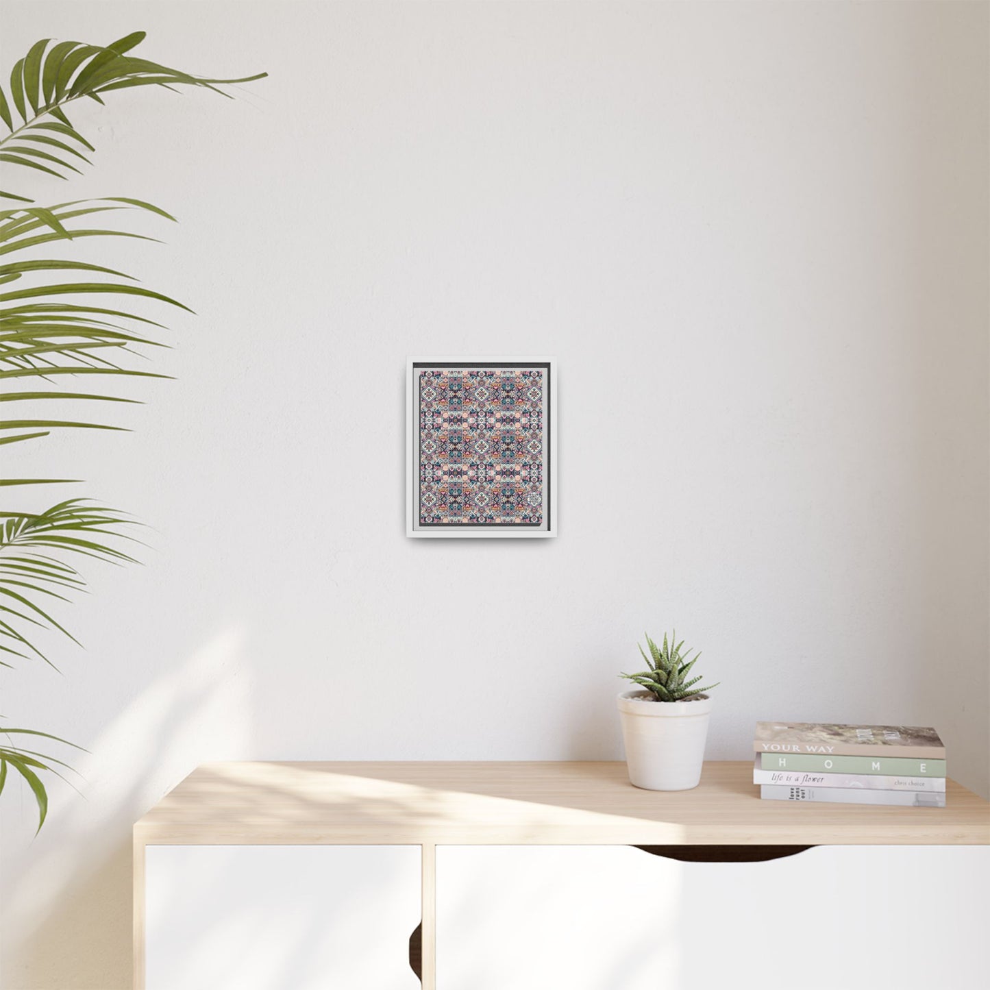 Matte Canvas, Framed (multi-Color) - 8404 Design-01