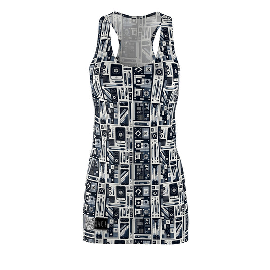 Minimalist Athleisure Minimalist Tech Women's Cut & Sew Racerback Dress - 8404 Design-60