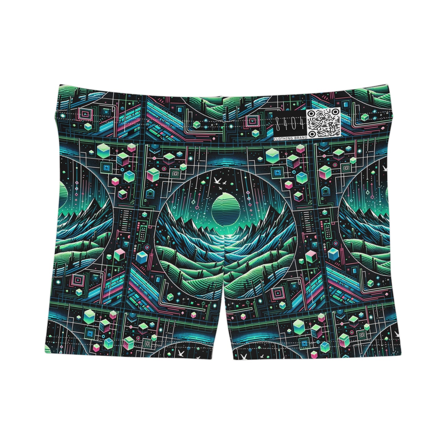 Digital Adventure Graphics Digital Explorer Women's Shorts - 8404 Design-59