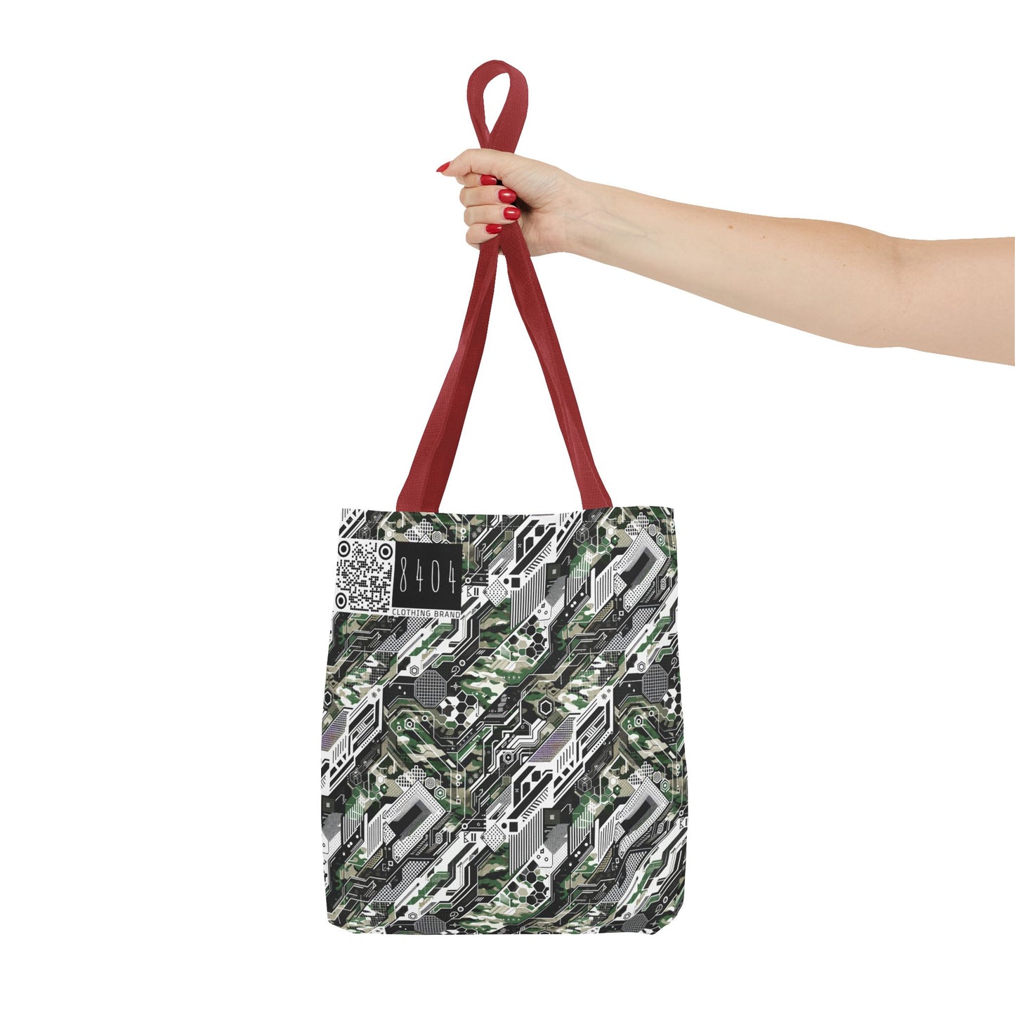 Tech Camo Fusion Tech-Forward Streetwear With a Futuristic Edge Tote Bag - 8404 Design-46