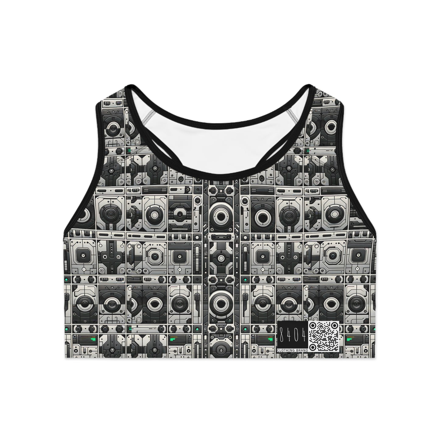 Tech Utility Aesthetics Tech-Forward Minimalism Sports Bra - 8404 Design-60