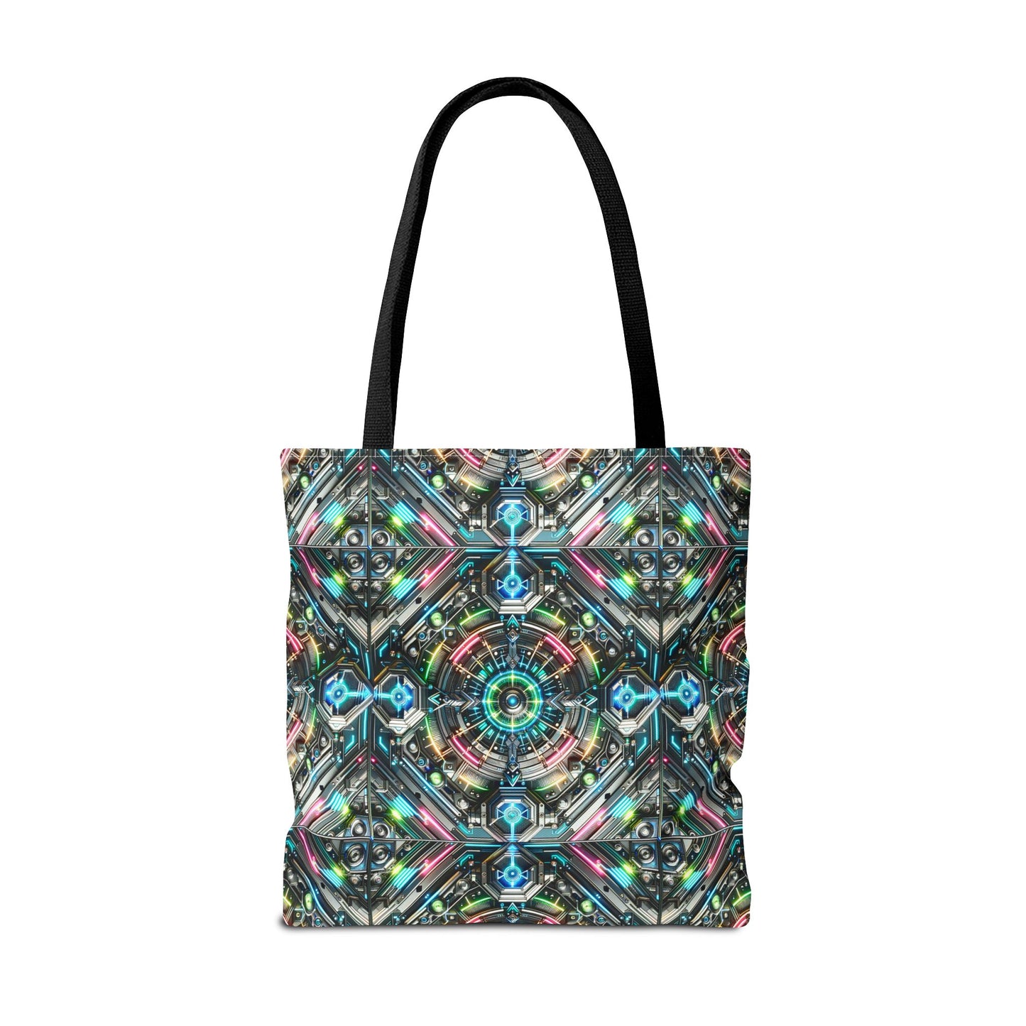Tech-Infused Futurism Futuristic Tech Tote Bag - 8404 Design-53