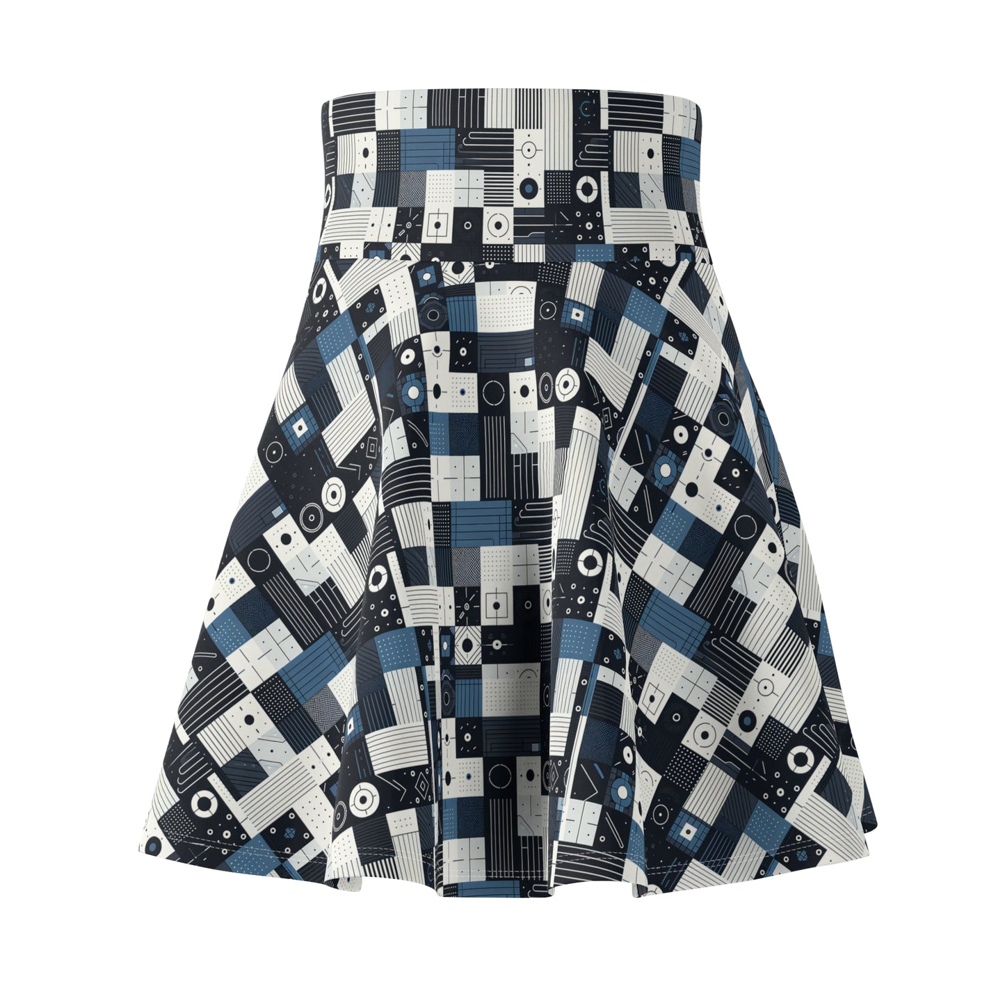 Minimalist Athleisure Minimalist Tech Women's Skater Skirt - 8404 Design-39