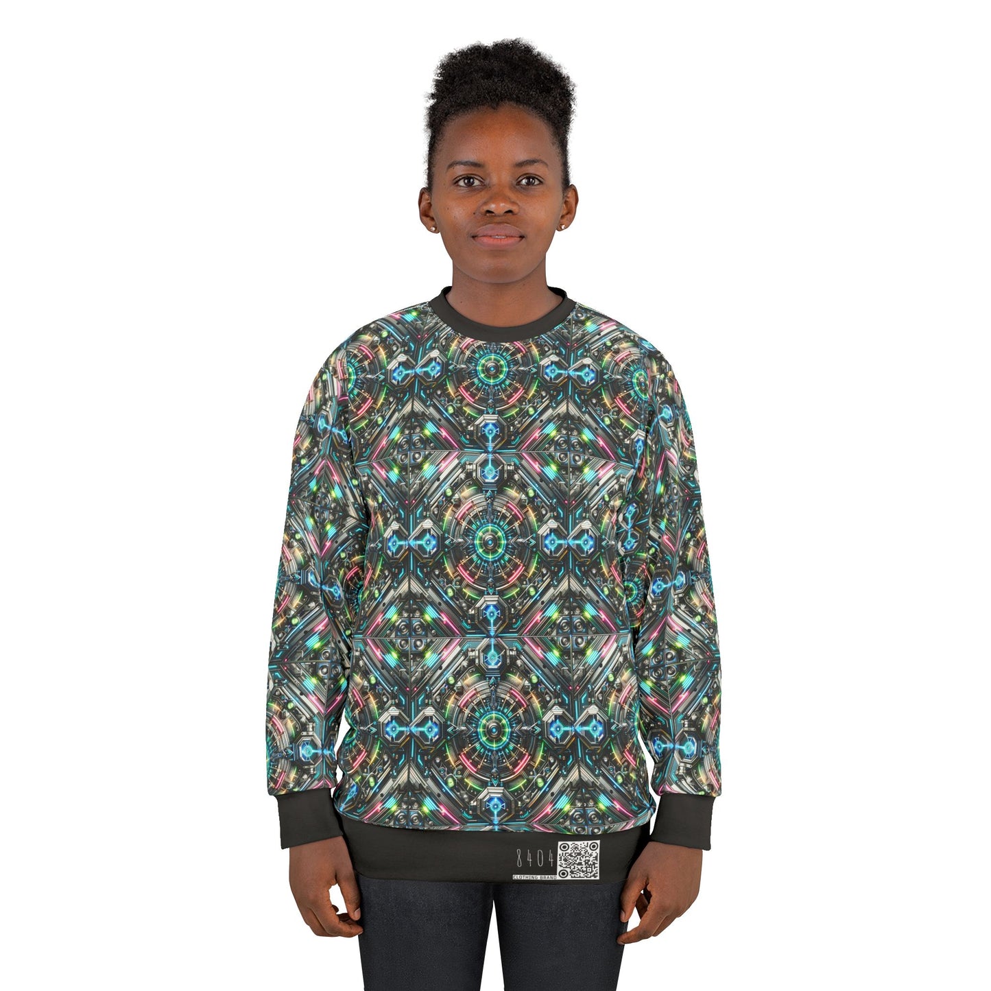Tech-Infused Futurism Futuristic Tech Sweatshirt - 8404 Design-53