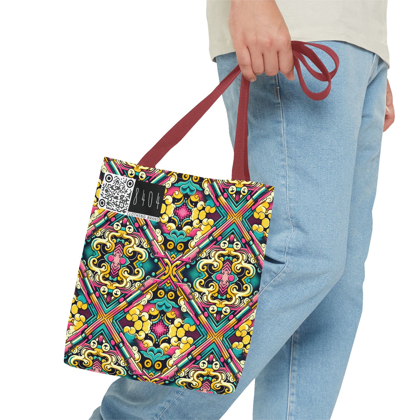 Neon Pop Art Revival Pop Culture Retro Tote Bag - 8404 Design-59
