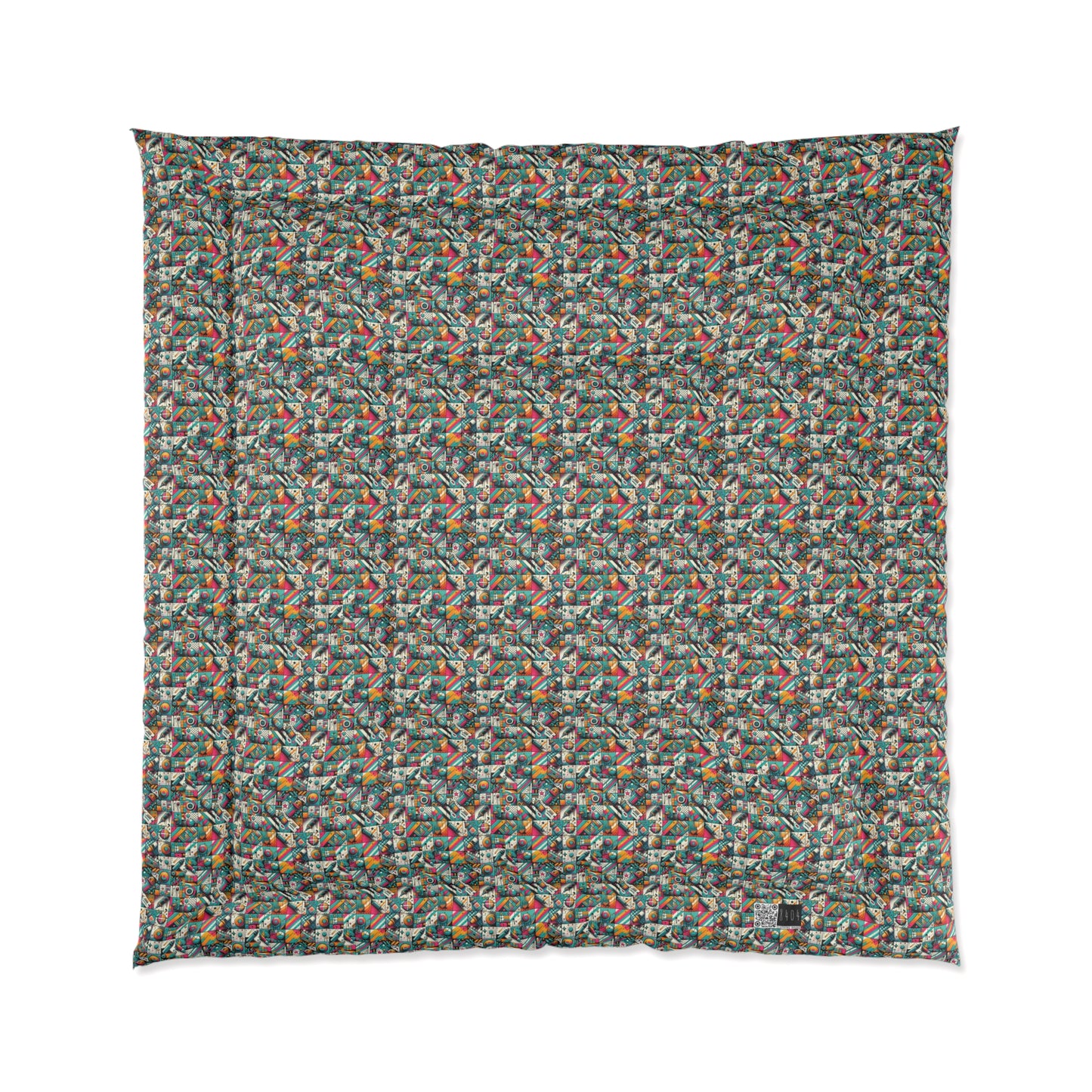 Graffiti Fusion Modern Street Art Fusion Comforter - 8404 Design-58