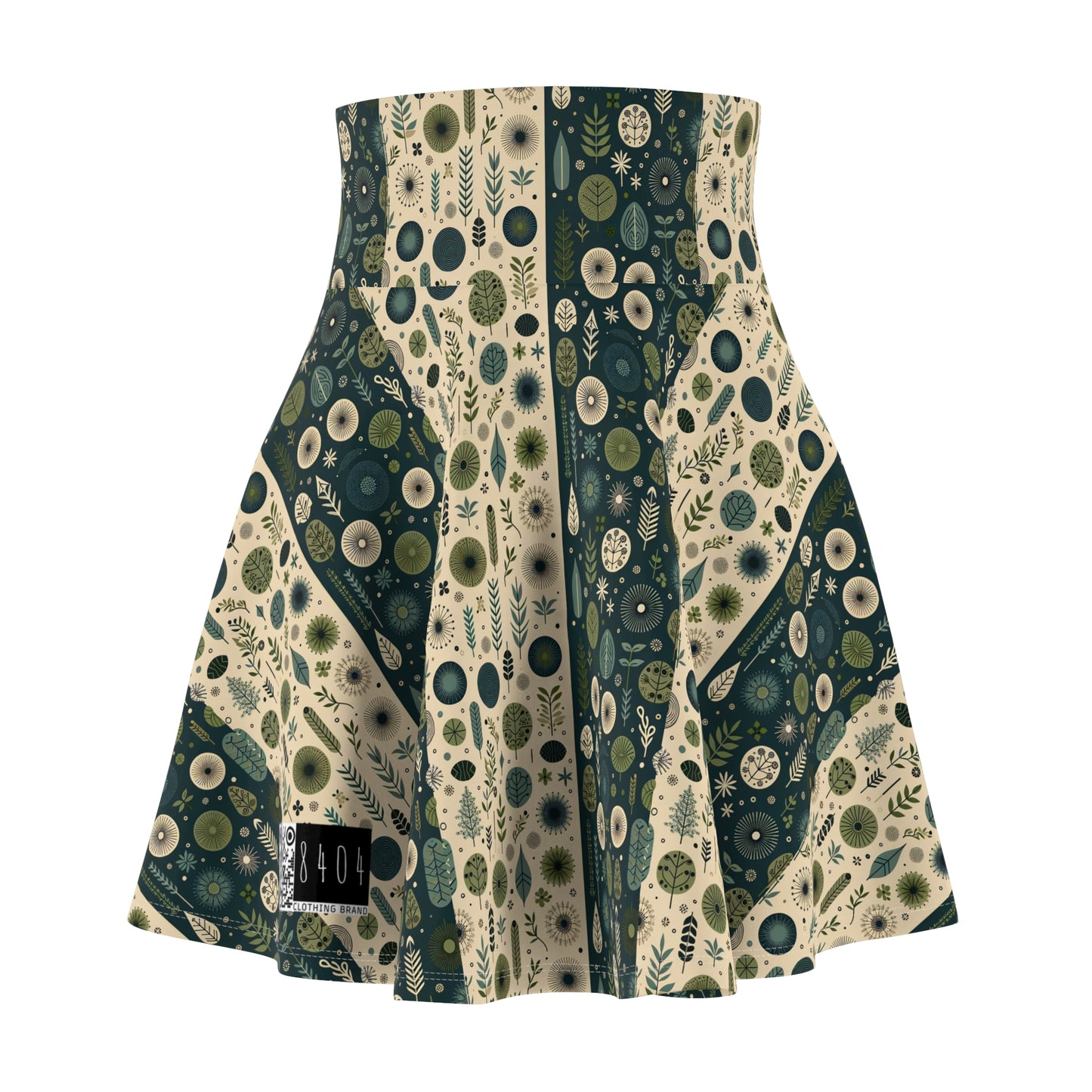 Sustainable Street Utility Sustainable Tech Streetwear Women's Skater Skirt - 8404 Design-62