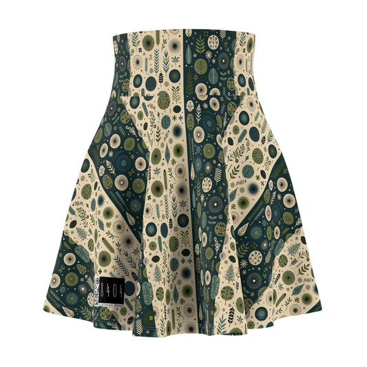 Sustainable Street Utility Sustainable Tech Streetwear Women's Skater Skirt - 8404 Design-62