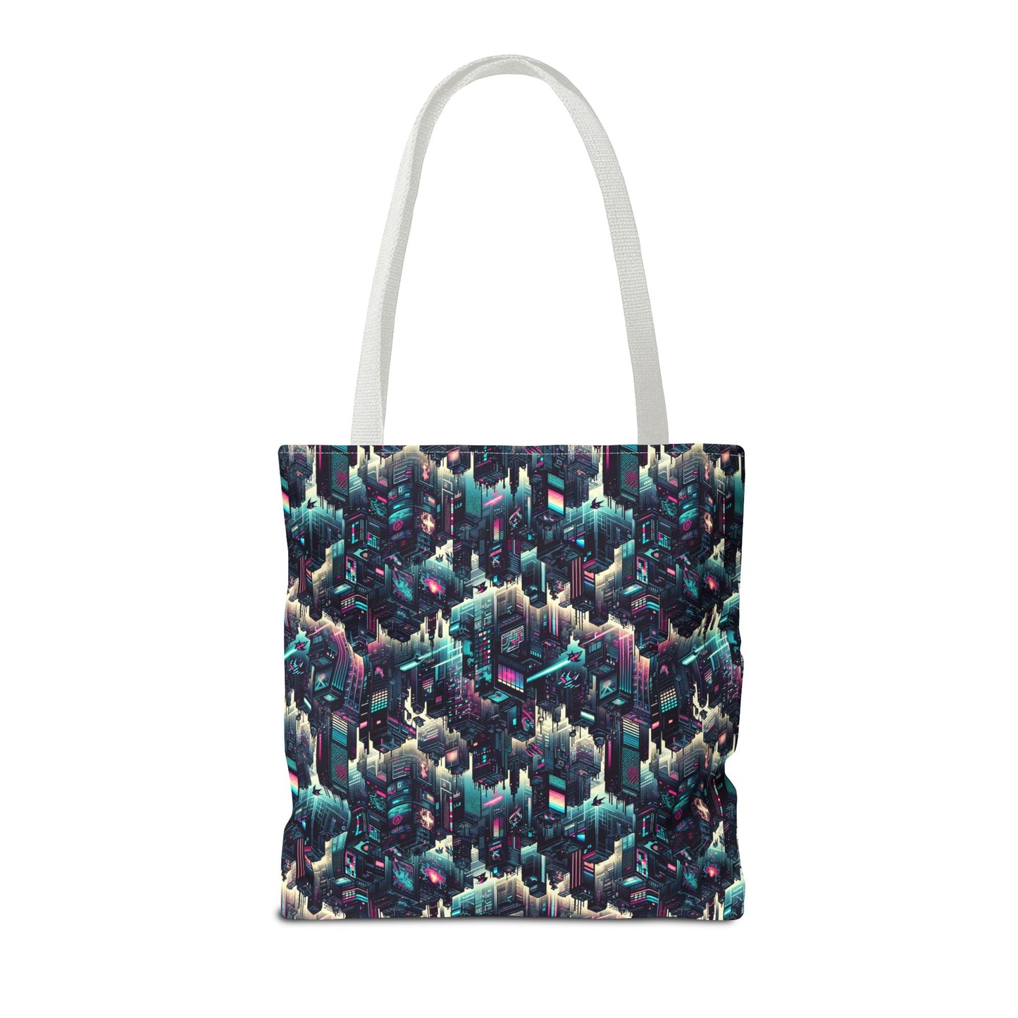 Digital Rebellion Tech-Inspired Streetwear Tote Bag - 8404 Design-51